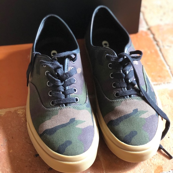 Coach Shoes - NIB Coach Tennis Camo shoes green Camo shoes sz 10